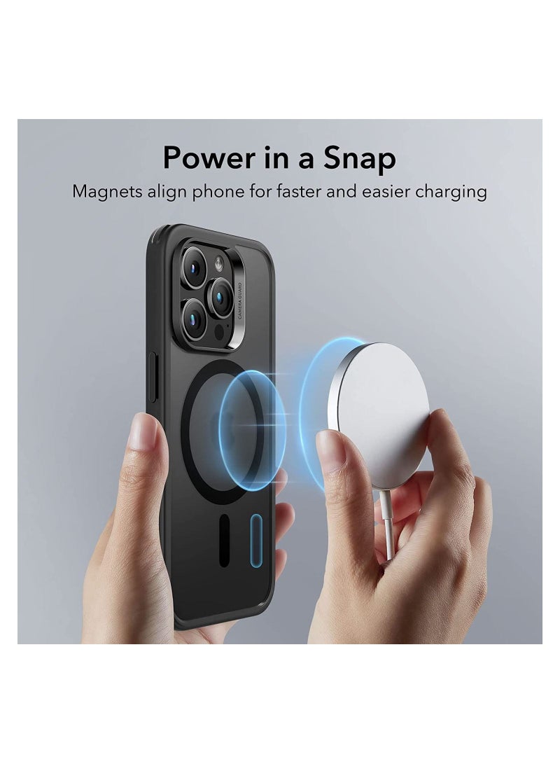 TIGER MagSafe Compatible Case for iPhone 14 Pro – Hybrid Shockproof Protective Cover with Scratch-Resistant Transparent Back, Strong Magnetic Ring, Drop Protection & Slim Grip Design - Image 3