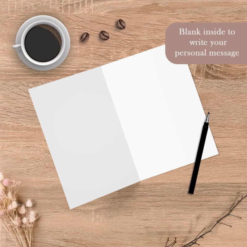 Cheerin Thank You Card â€“ Elegant Thank You Greeting Card with Envelope â€“ Thoughtful Appreciation Gift for Teacher, Boss, Friend, Coach, or Colleague - Image 2