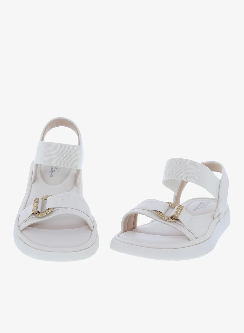 MODARE Off White Modare Women’s Backstrap Sandals – Secure Fit with Comfortable Everyday Design for Women | Best Price UAE