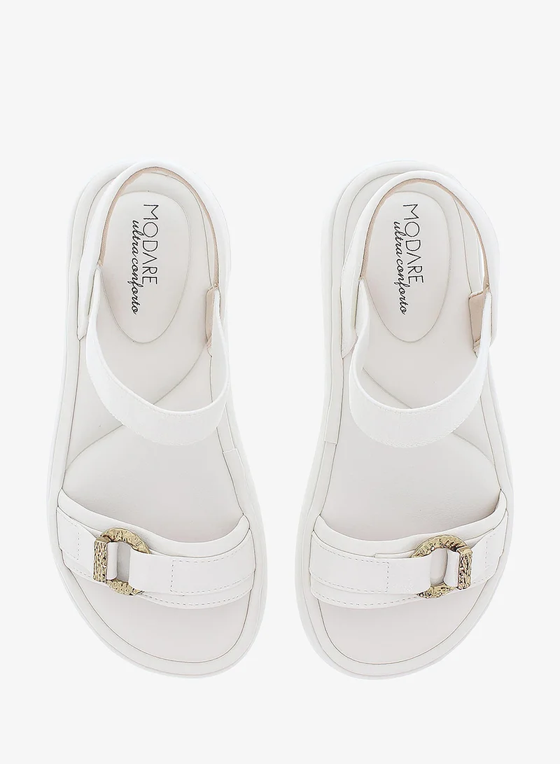 MODARE Off White Modare Women’s Backstrap Sandals – Secure Fit with Comfortable Everyday Design for Women | Best Price UAE