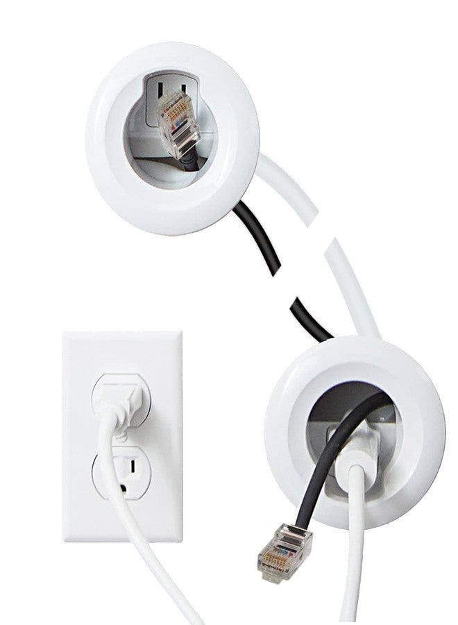 SANUS in-Wall Cable Management Kit for Speakers & TVs - Conceal Cables When Mounting Speakers Or TVs On The Wall - Prewired for Easy Install-WSIWP1-W1 - Image 1