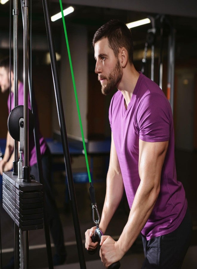 PATIKIL Resistance Tube Bands, 70 lbs Stackable Single Resistance Band Exercise Band Stretch Band for Working Out Man Home, Grey - Image 4