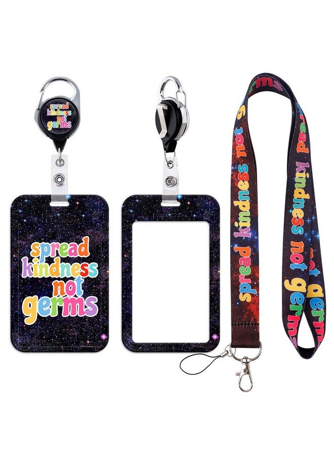 DMLSKY Teacher Id Lanyard Badge Holder Keychain Key Lanyard With Retractable Badge Reel Clip - Image 1