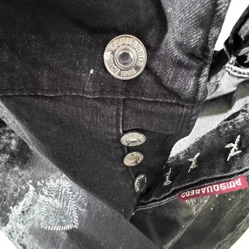 Unisex Classic Denim Jeans Loose Fit Daily Outdoor Wear - Image 4