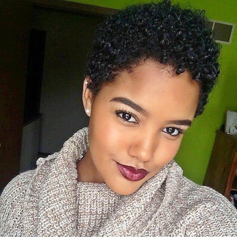 Qingcheng Short Ombre Wig Synthetic Short Wigs for Black Women Short Afro Curly Wigs for Women (Qch-1118)