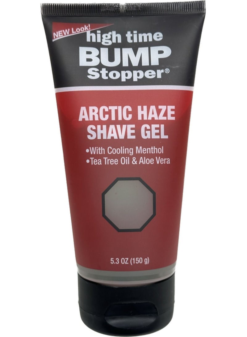 High Time BUMP STOPPER ARCTIC HAZE SHAVING GEL WITH ALOE VERA,TEA TREE OIL 150g  - Image 1