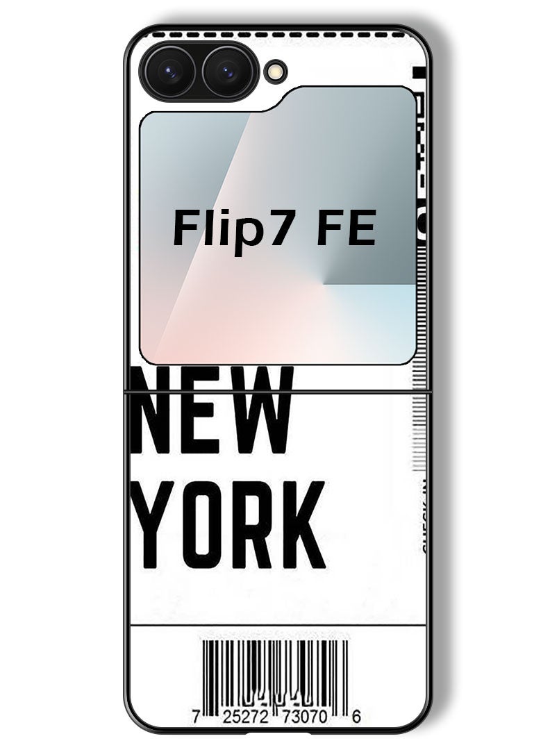 Theodor Case Compatible with Samsung Galaxy Z Flip 7 FE 6.7 Inch Protection Shockproof Bumper Cover NYC - Image 1