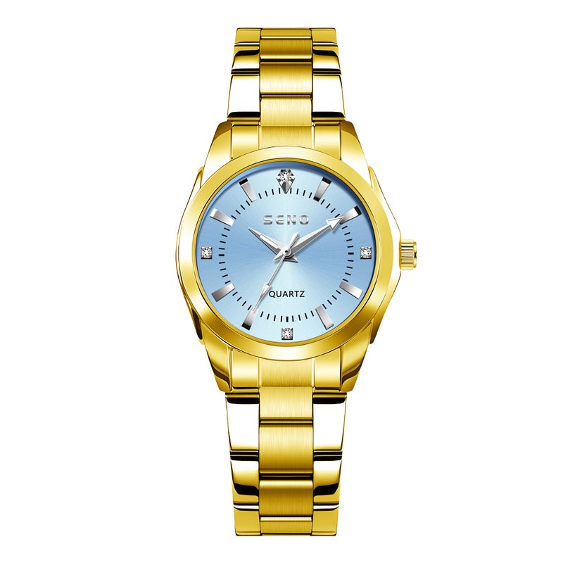 SENO Women's Quartz Waterproof Watch - Trendy College Style, Ideal for Students