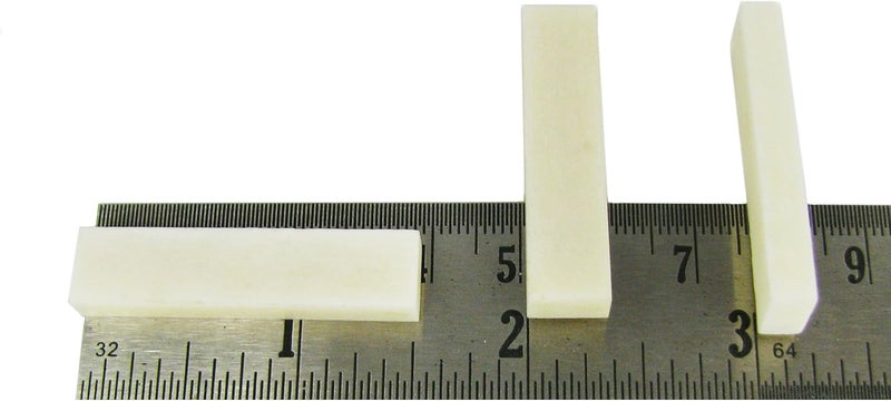 C. B. Gitty 2pc. Bone Nut Blanks for Cigar Box Guitar - Image 2