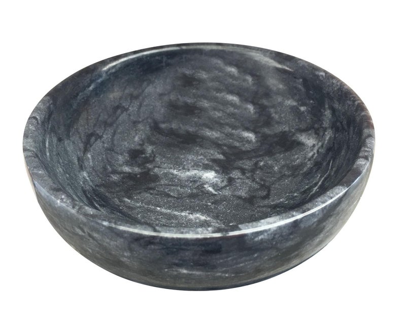Daszui Natural Marble Decorative Bowls for Home Decor 472 inch HandCarved Decorative Bowl Key Bowl Ritual Use Incense Burner
