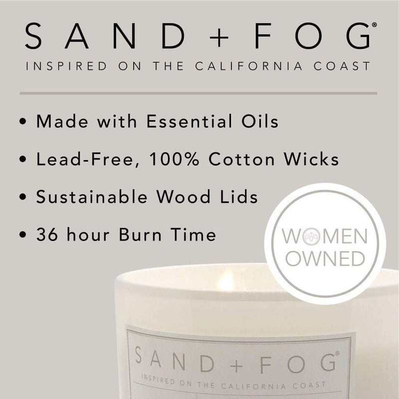 Sand + Fog Scented Candle - White Pine – Additional Scents and Sizes – 100% Cotton Lead-Free Wick - Luxury Air Freshening Jar Candles - Perfect Home Decor – 12oz … - Image 5