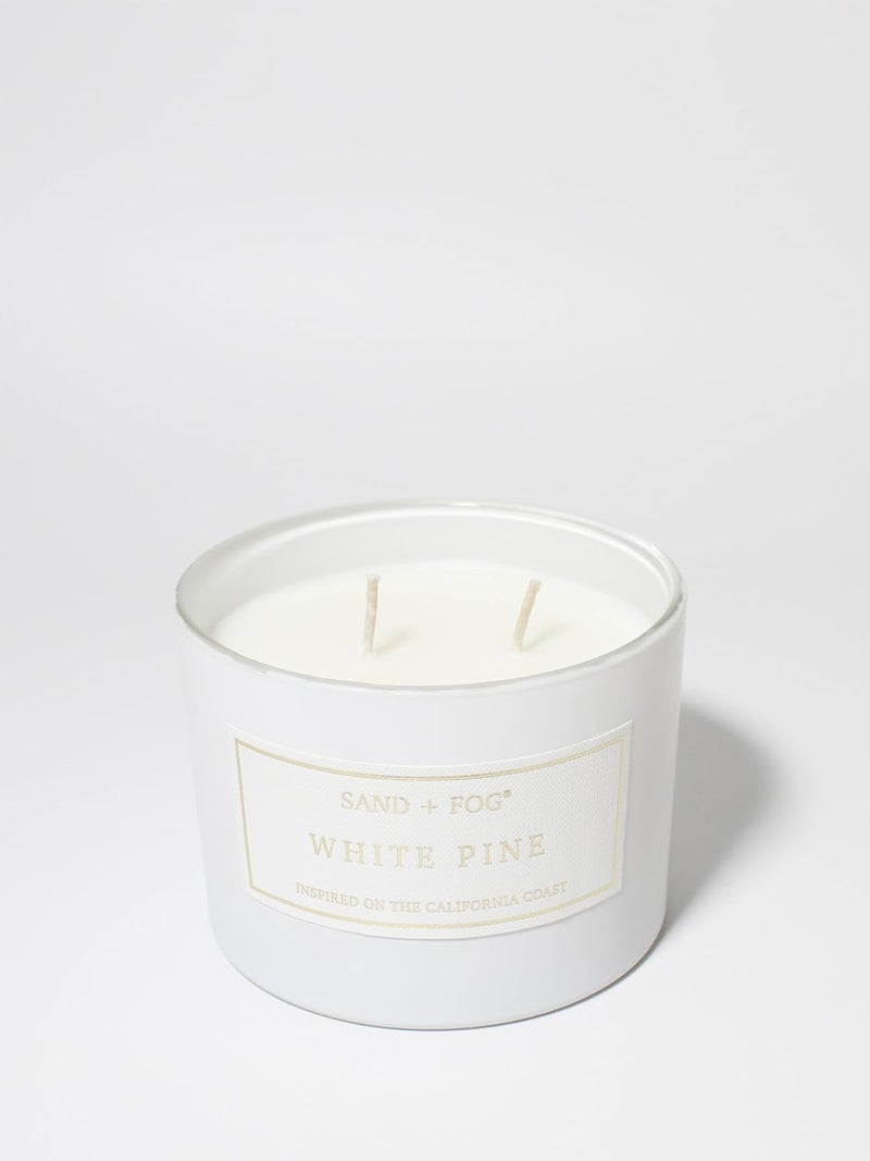 Sand + Fog Scented Candle - White Pine – Additional Scents and Sizes – 100% Cotton Lead-Free Wick - Luxury Air Freshening Jar Candles - Perfect Home Decor – 12oz … - Image 3