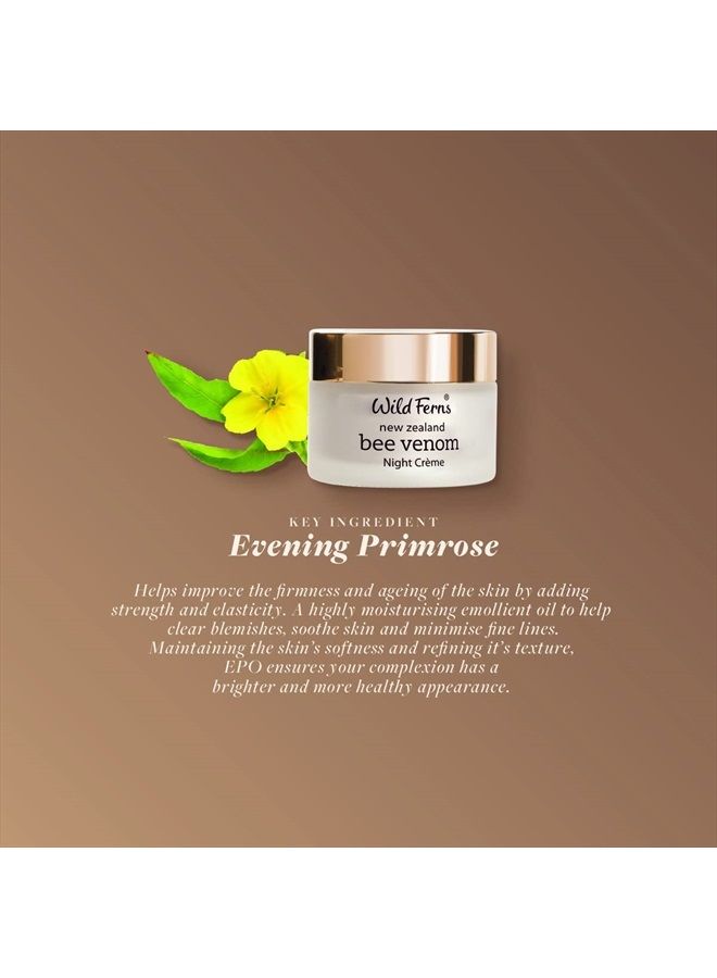 Wild Ferns New Zealand Bee Venom Night Cream with Active Manuka Honey - Image 4
