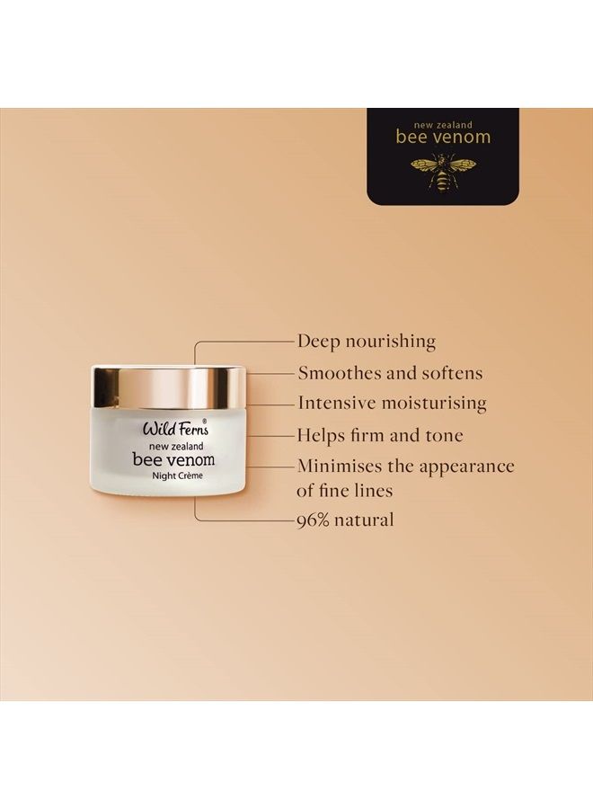 Wild Ferns New Zealand Bee Venom Night Cream with Active Manuka Honey - Image 3