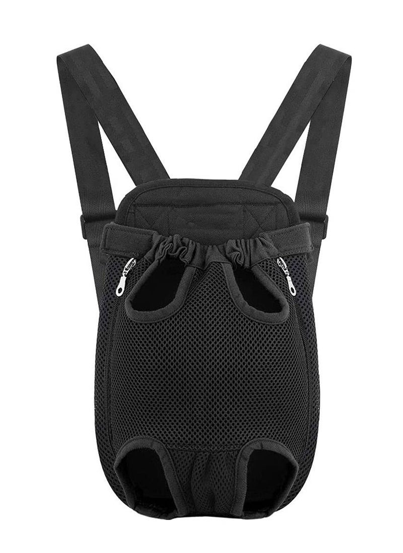 Generic Pet Carrier Backpack Adjustable Pet Front Cat Dog Carrier Backpack Travel Bag Backpack Carrier for Walking Travel Hiking Camping Legs Out (M)  - Image 1