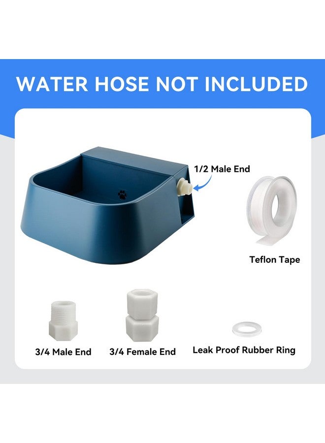 NAMSAN Automatic Dog Water Dispenser with Float Valve, 3/4'' Adapter, Outdoor Automatic Water Dispenser for Cats Chicken Animals, Goat Waterer, Livestock Water Trough - Image 3