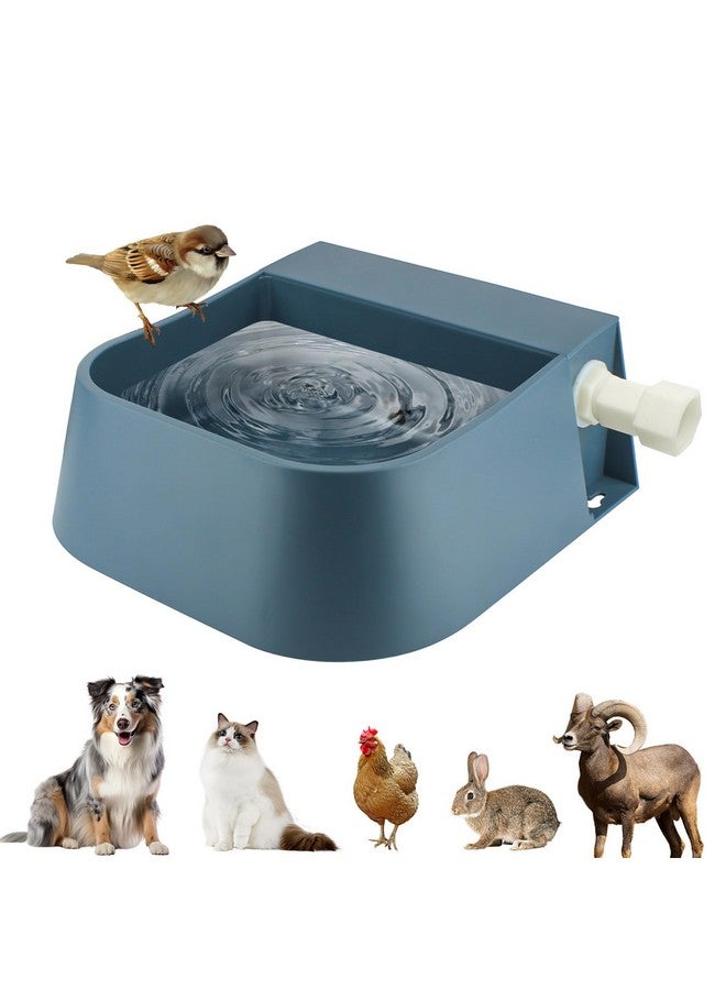 NAMSAN Automatic Dog Water Dispenser with Float Valve, 3/4'' Adapter, Outdoor Automatic Water Dispenser for Cats Chicken Animals, Goat Waterer, Livestock Water Trough - Image 1