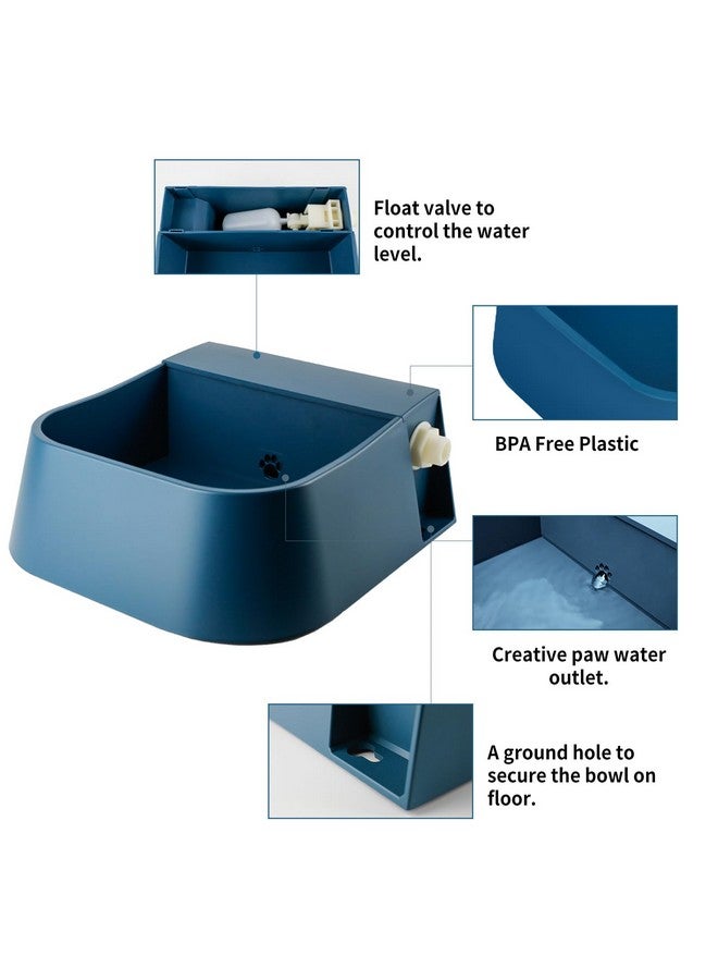 NAMSAN Automatic Dog Water Dispenser with Float Valve, 3/4'' Adapter, Outdoor Automatic Water Dispenser for Cats Chicken Animals, Goat Waterer, Livestock Water Trough - Image 4