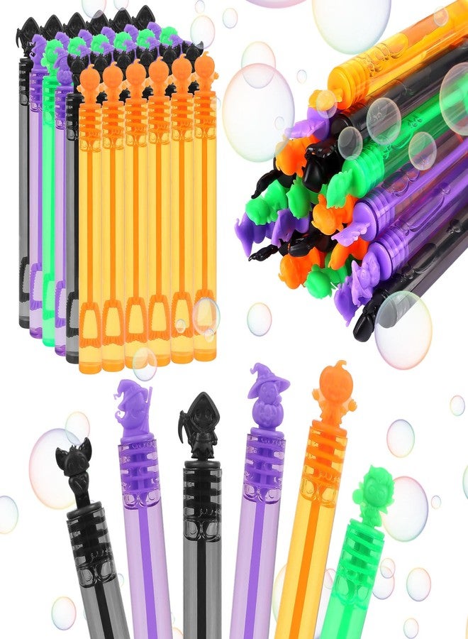 LOAVER 36 Pcs Halloween Mini Bubble Wands Bulk for Kids,Halloween Party Favors Cute Pumpkin Ghost Death God Bubble Toys for Halloween Trick Or Treat Gifts Goodie Bag Stuffers Classroom Prizes - Image 1