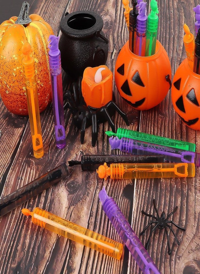 LOAVER 36 Pcs Halloween Mini Bubble Wands Bulk for Kids,Halloween Party Favors Cute Pumpkin Ghost Death God Bubble Toys for Halloween Trick Or Treat Gifts Goodie Bag Stuffers Classroom Prizes - Image 5