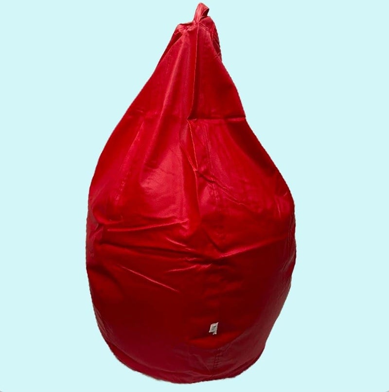 OHSTORE Premium Bean Bag Chair Ultra Comfortable Durable Faux Leather Cover Lightweight Ergonomic Lounge Seat for Home Office Gaming Relaxation RED 2XLBB - Image 2