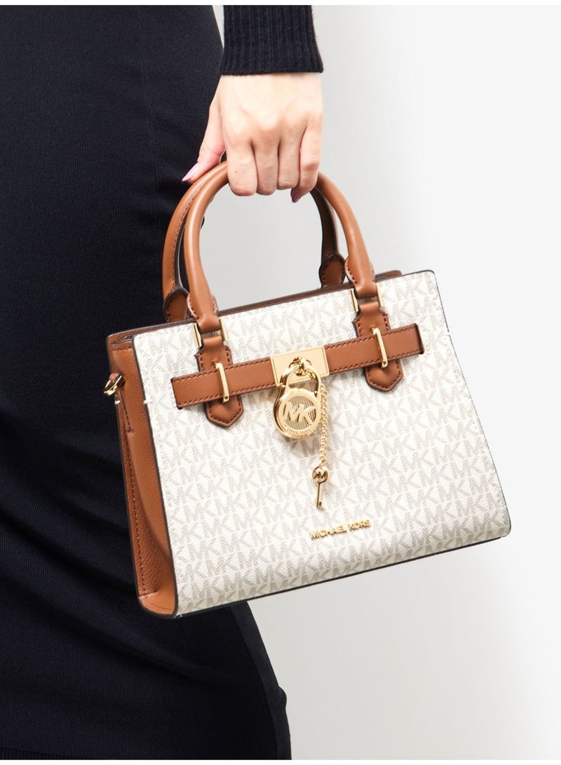 ام كي حقيبة كتف صغيرة من إم كيه هاميلتون (بيضاء) - Image 1