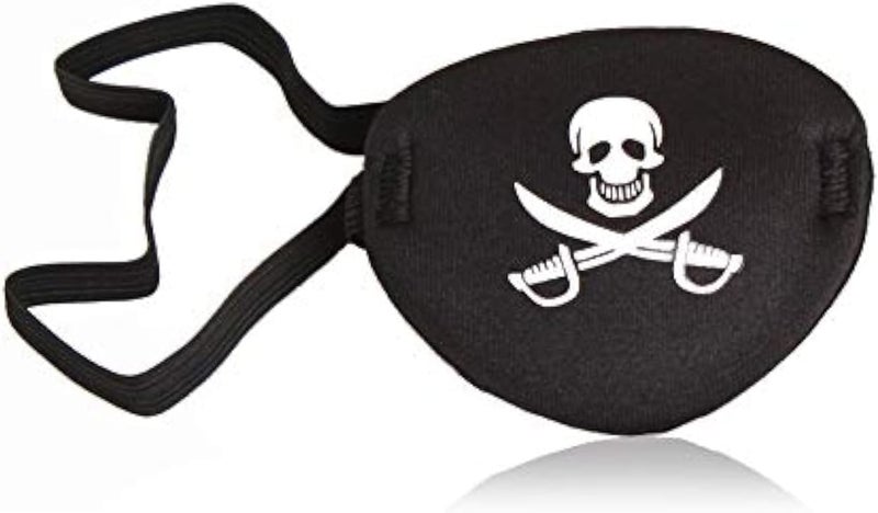 Oarkive Pirate Eye Patch for Adults â€“ Adjustable Eye Patch for Halloween Costume, Party Outfit, or Themed Events - Image 1