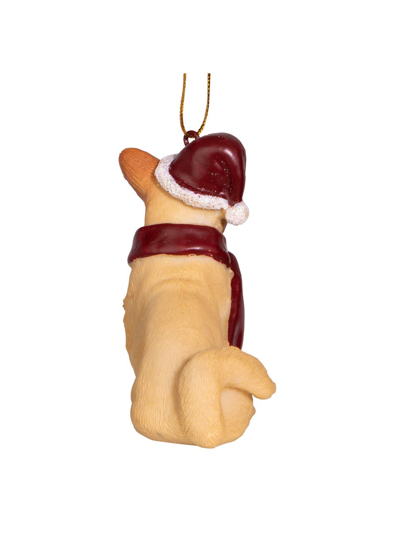 Design Toscano Design Toscano Christmas Xmas Welsh Corgi Holiday Dog Ornaments  Approx. 2""Wx1Dx3H.  lb  - Image 3