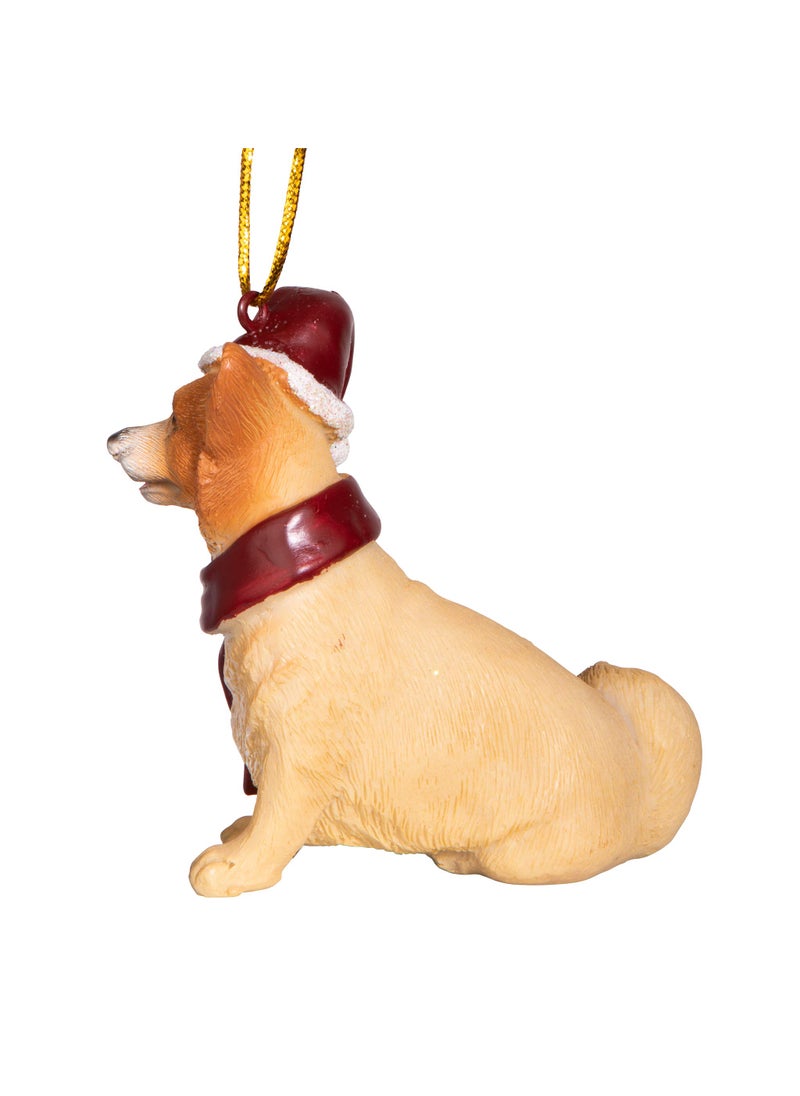 Design Toscano Design Toscano Christmas Xmas Welsh Corgi Holiday Dog Ornaments  Approx. 2""Wx1Dx3H.  lb  - Image 4