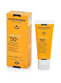ISIS PHARMA ISIS Pharma Uveblock SPF50+ Fluid Invisible (1+1) 40ml — High Protection Sunscreen for Sensitive Skin  - Image 2