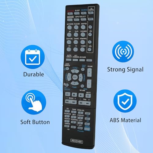 Kassionel Replacement Remote Control for Pioneer VSX-532 RC929R VSX-531 HTP-074 VSX-325 7.1-Channel Home Theater AV A/V Receiver System - Image 3