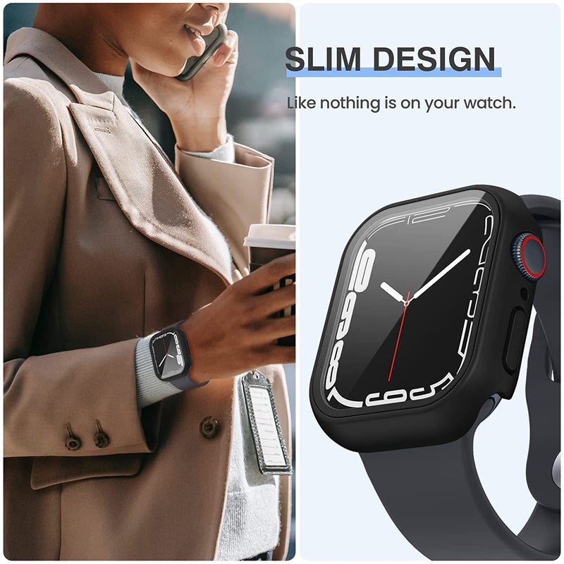 Tensea [3PCS for Apple Watch Screen Protector Case 40mm SE 3/SE 2rd Generation/SE/Series 6/5/4 Accessories, iWatch Protective Face Cover for Women Men, Bumper Tempered Glass for iPhone Watch 40 mm - Image 4