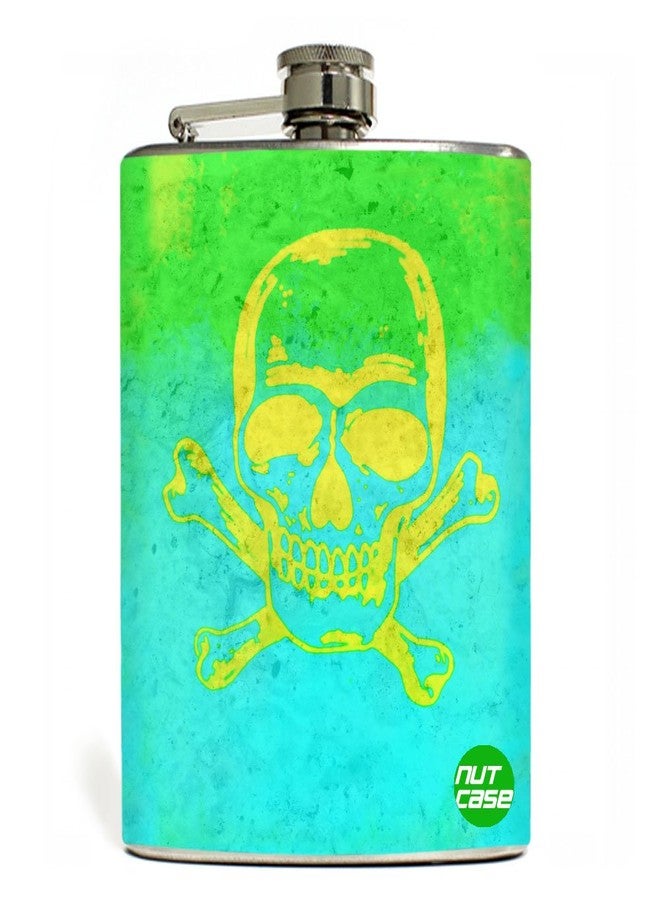 Designer Hip Flask 7 Oz Nutcase - Crypt Keeper 2