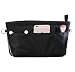 Lckaey Purse organizer insert for neverfull handbag is compatible with more similar brands of tote bagnylon organizer 3055blackS - Image 2
