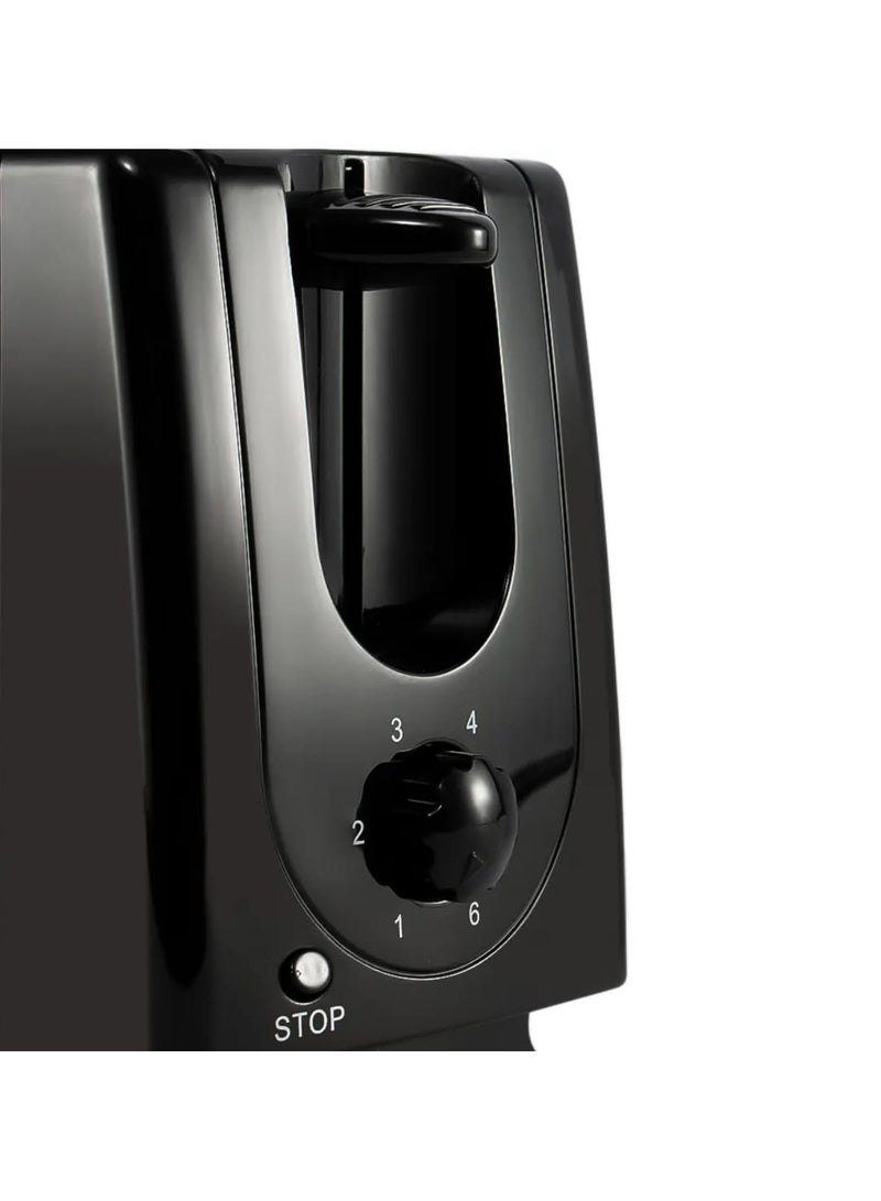 RAF Stainless Steel Home 2 Slice Electric Panini Toaster Bread Machine Sandwich Maker Breakfast Pop up Toaster - Image 5