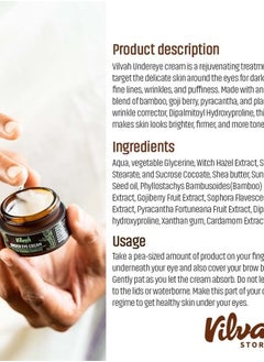 vilvah STORE Under eye cream - 20ml  - Image 3