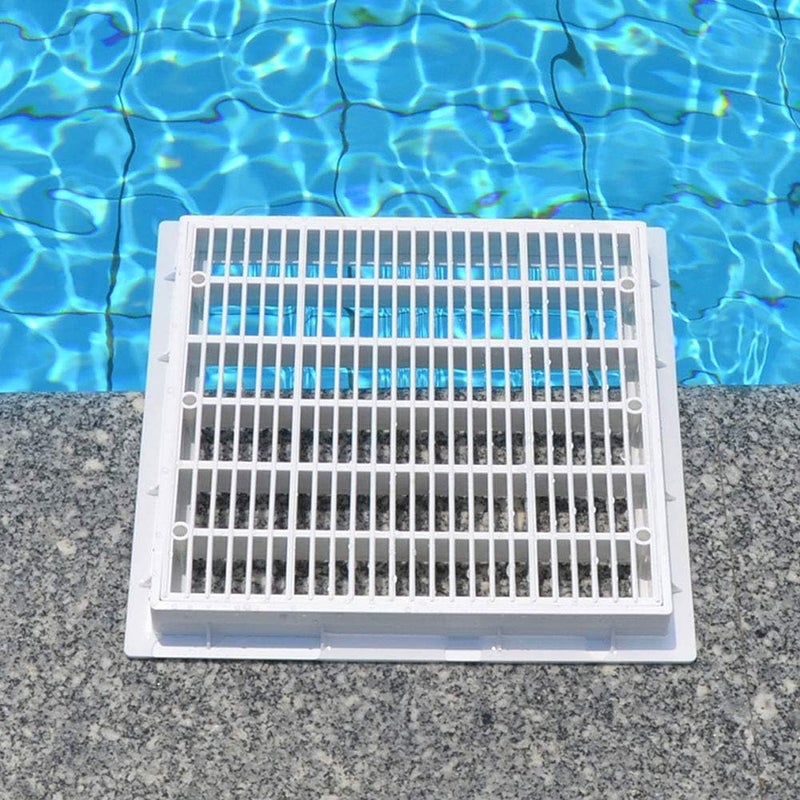 cheekyglo Floor Drain Cover, Pool Drain Cover, 30x30cm Swimming Pool Square Main Drain Cover Plate Floor Drain Cover for Swimming Pool - Image 4