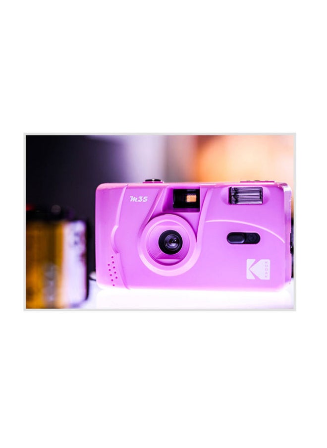 Vintage Kodak M35 Film Camera Non-disposable Flash Function Repeated Use Bottom Film Machine Retro Photography-Color:M35 Black  - Image 1