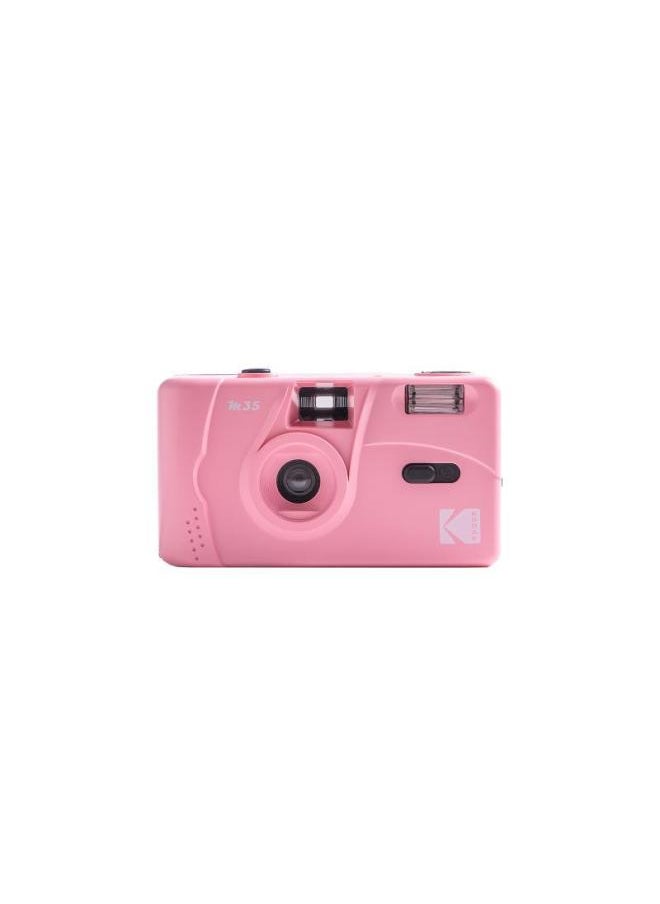 Vintage Kodak M35 Film Camera Non-disposable Flash Function Repeated Use Bottom Film Machine Retro Photography-Color:M35 Black  - Image 2
