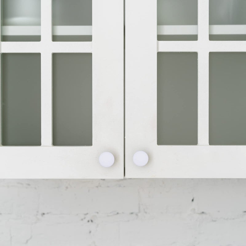 Qunclay 100 Pieces 4 Sizes White Hole Plugs 3/16", 5/16", 3/8", 1/2" Round Plastic Cabinet Screw Hole Plugs Covers Insert End Caps for Furniture Shelf Kitchen Door - Image 5