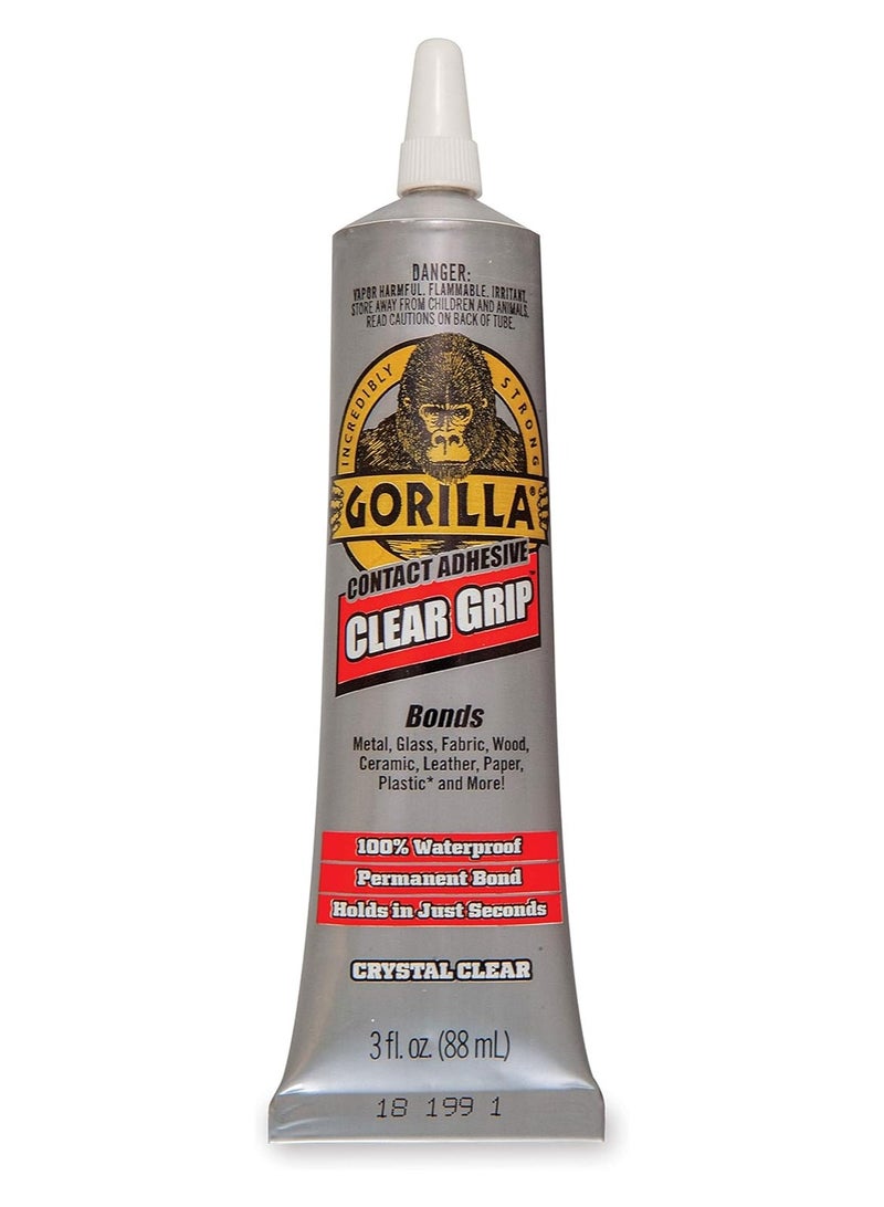 Gorilla Gorilla Clear Grip Contact Adhesive 3 Ounce  - Image 3