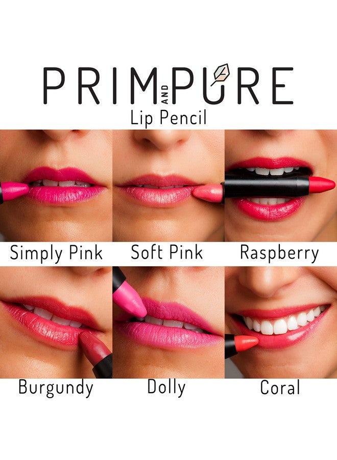 Prim and Pure Natural Lipstick Crayon Pencil For Women ; Made With Organic And All Natural Ingredients ; Non Toxic & Cruelty Free ;Hydrating Pigmented And Moisturizing Formula; Made In The Usa (Dolly Pink) - Image 4