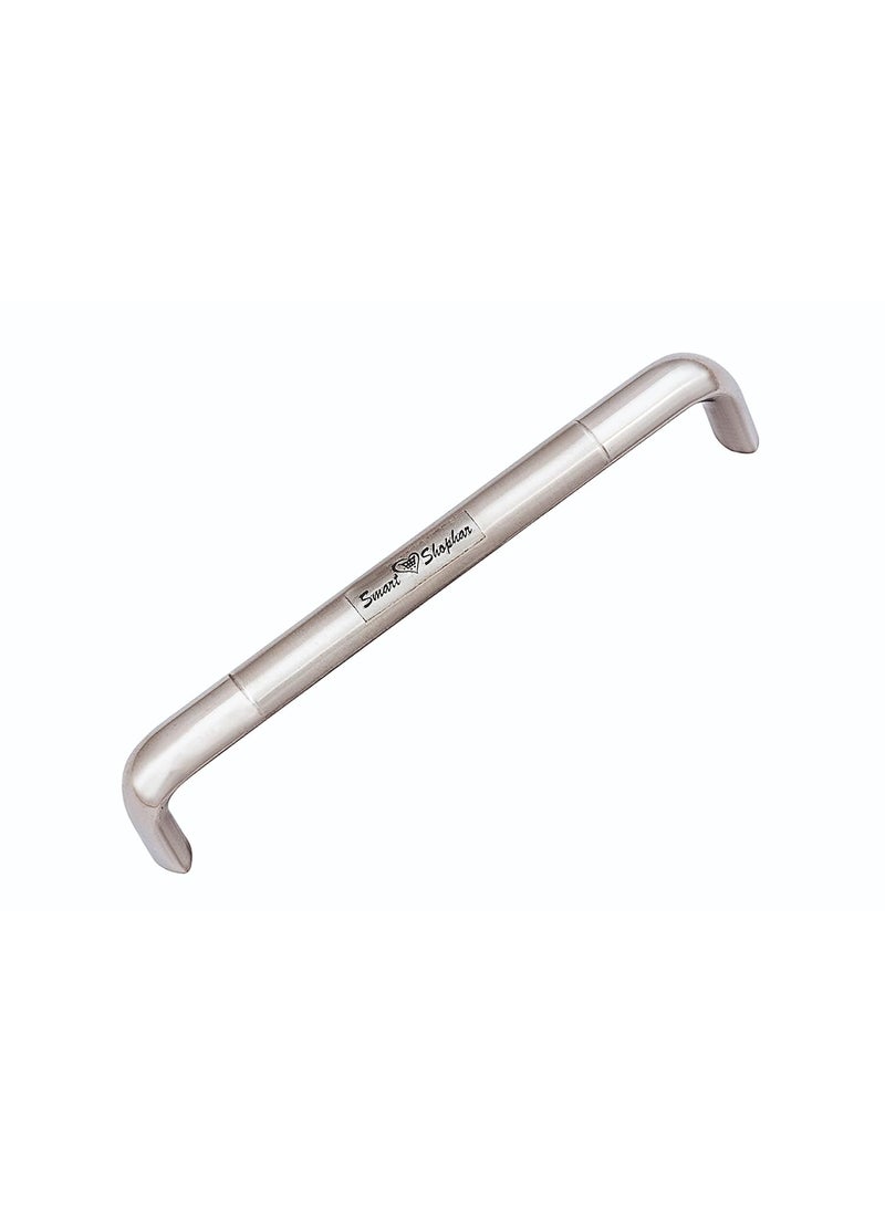 SMART SHOPHAR SMART SHOPHAR Stainless Steel Iris Cabinet Handle 10 Inches Silver Pack of 1 with ScrewsKitchen Cabinet HardwareDoor Pulls for Wooden Furniture Wardrobe Cabinets Cupboards Drawers  - Image 3