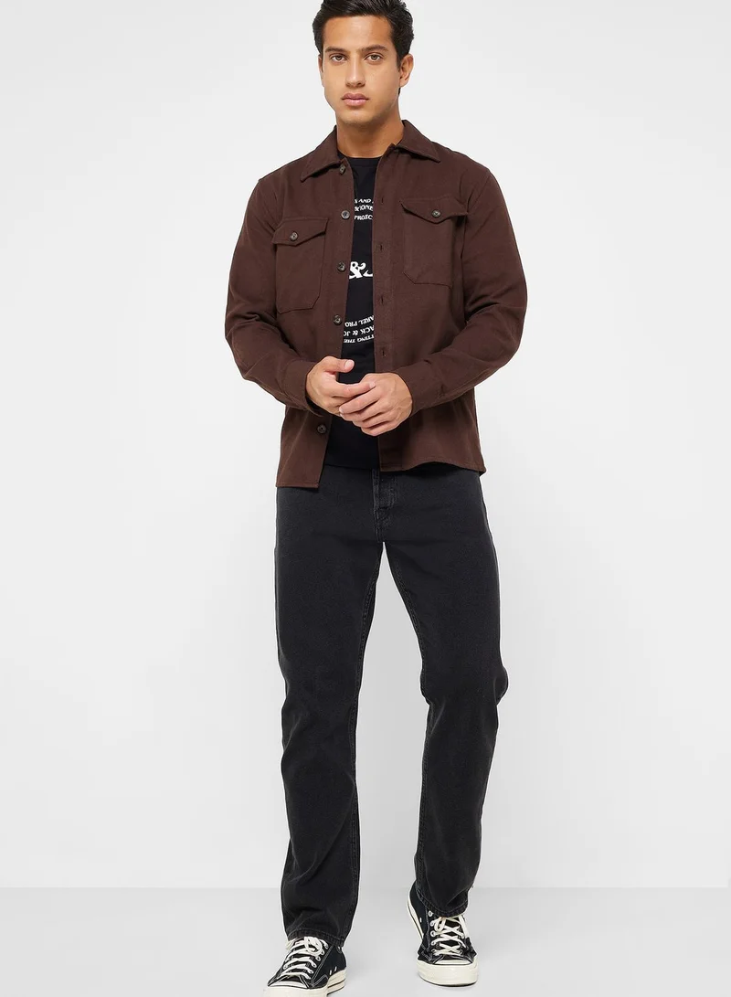 JACK & JONES Flap Pocket Regular Fit Shirt