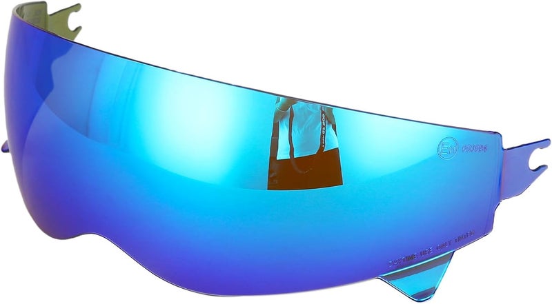 Soman Smoke Revo Blue Motorcycle Helmet Visor Shield for EXO Combat/Covert-X
