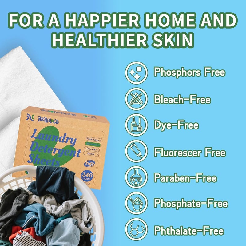 Bellaluce Laundry Detergent Sheets, 240 Loads, Lavender, Travel & Home Essentials - Image 3