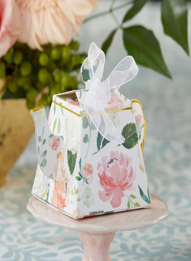 Kate Aspen Vintage Floral Tea Party Teapot Favor Boxes (Set of 24) - Perfect for Wedding Favors For Guests, Bridal Showers Brunches, Baby Showers, Birthdays - Image 5