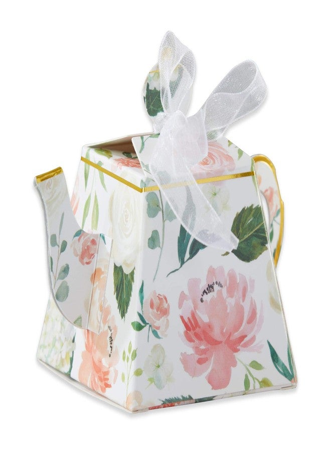 Kate Aspen Vintage Floral Tea Party Teapot Favor Boxes (Set of 24) - Perfect for Wedding Favors For Guests, Bridal Showers Brunches, Baby Showers, Birthdays - Image 2
