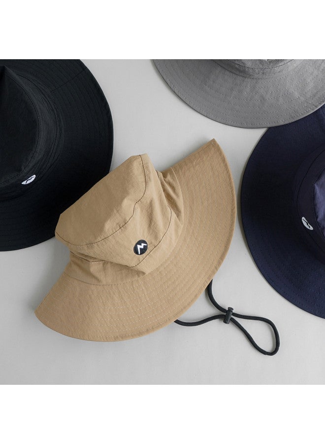 TonLion Outdoor Fisherman Hat Sun Hat Breathable Cap Fishing Hat Wide Brim Face Covering Sun Hat Couple Hat - Image 5