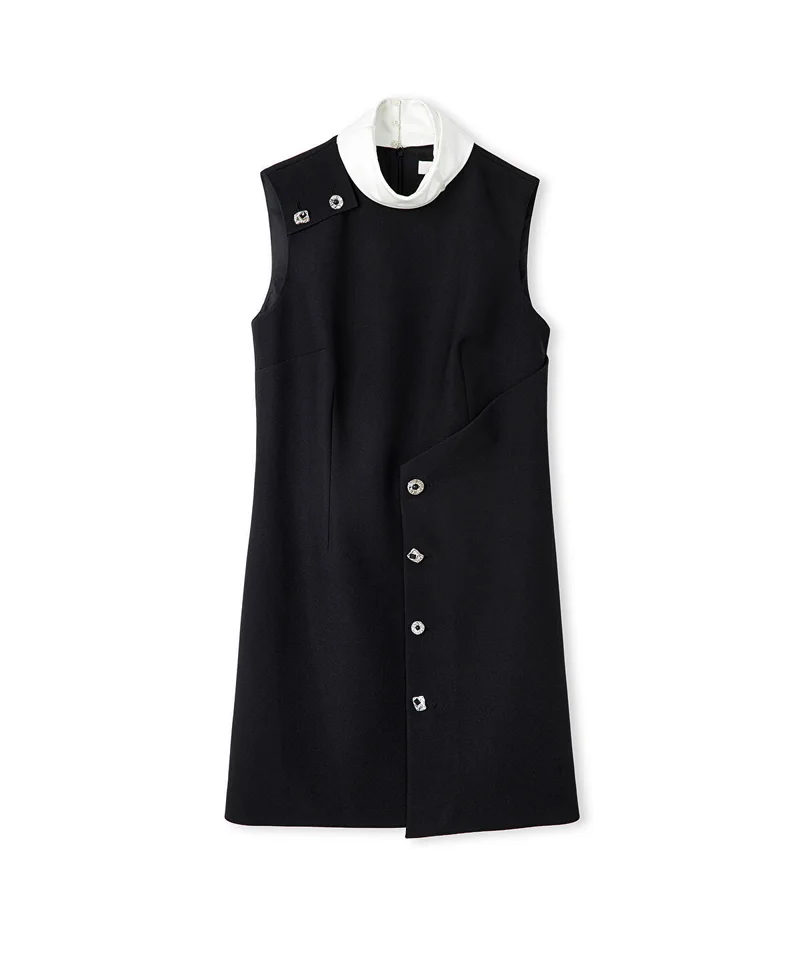 Ipekyol  Jewel-Button Color-Block Dress for Women | Best Price UAE